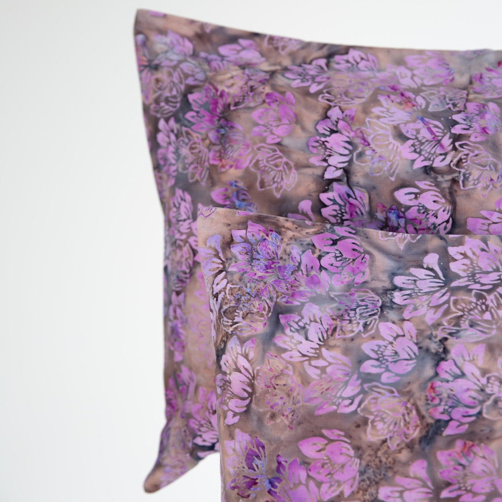 Lilac Peony Pillowcase Set