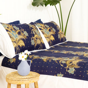 Midnight Paradise Duvet Cover and Pillowcase set