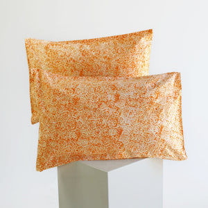 Orange Blossom Pillowcase Set