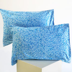 Blue Wildflower Pillowcase Set