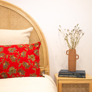 Crimson Lotus Pillowcase Set