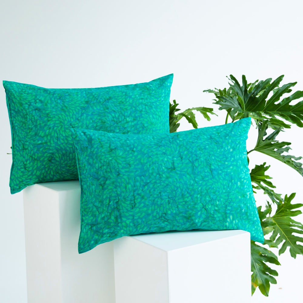 Emerald Dewdrop Pillowcase Set