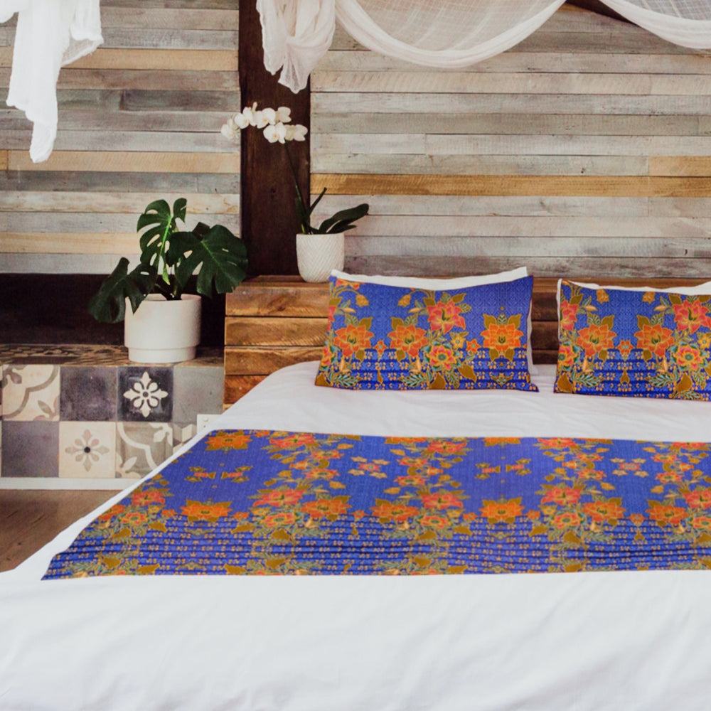 Indigo Duvet Cover and Pillowcase Set