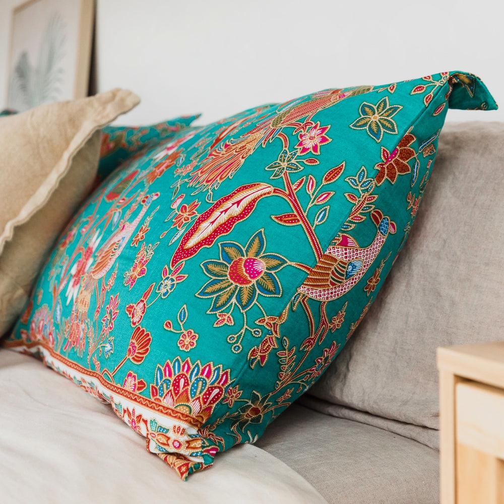 Jade Peacock Pillowcase Set