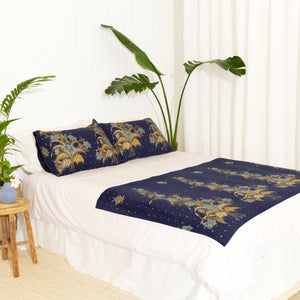 Midnight Paradise Duvet Cover and Pillowcase set