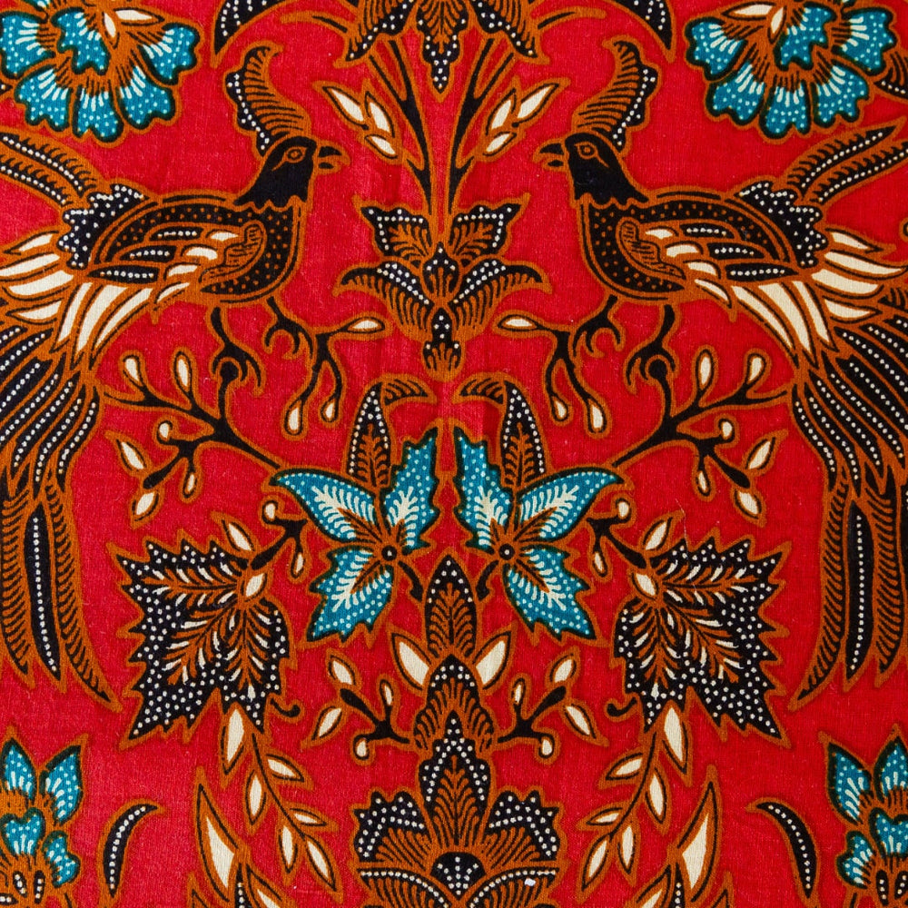 Red Peacock Duvet Cover and Pillowcase Set