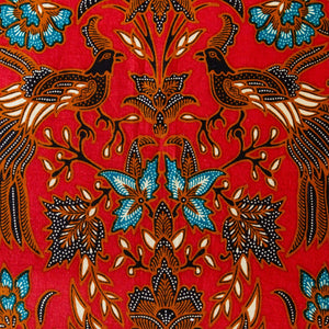 Red Peacock Duvet Cover and Pillowcase Set