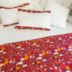 Rose Bliss Duvet Cover and Pillowcase Set